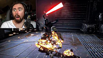 If Star Wars games had Lore Accurate Lightsabers | Asmongold Reacts