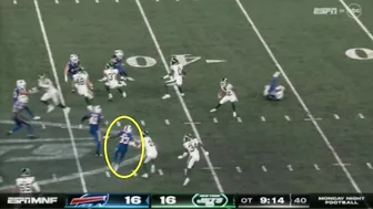 Breaking the Game winning punt for the New York Jets Vs the Buffalo Bills