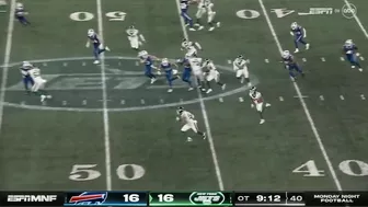 Breaking the Game winning punt for the New York Jets Vs the Buffalo Bills