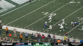 Breaking the Game winning punt for the New York Jets Vs the Buffalo Bills