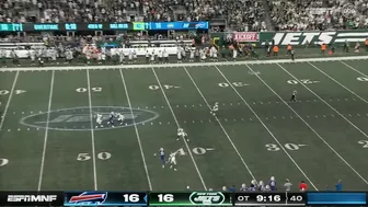 Breaking the Game winning punt for the New York Jets Vs the Buffalo Bills