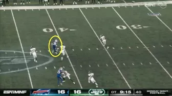 Breaking the Game winning punt for the New York Jets Vs the Buffalo Bills