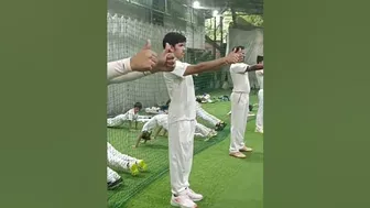 Cricket Stretching Time #thanerisingcricketacademy #shorts #short