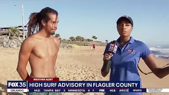 Hurricane Lee causes Florida beach to lose sand