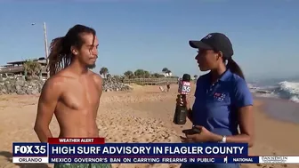 Hurricane Lee causes Florida beach to lose sand