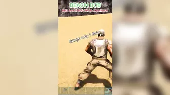 THUG LIFE BEACH BOB #shorts #ark #shortvideo #arkmemes