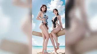 AI BIKINI, Real 4K????Swimsuit lookbook #AI Art #AI Magazine #Underwear #AI Lingerie #AI Girl #Fashion