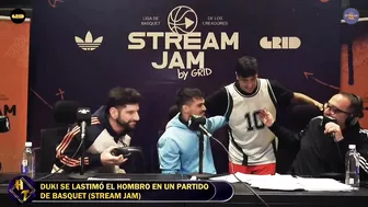 Así fue la DOLOROSA LESIÓN de DUKI en STREAM JAM