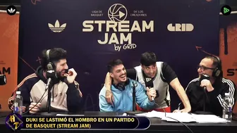 Así fue la DOLOROSA LESIÓN de DUKI en STREAM JAM