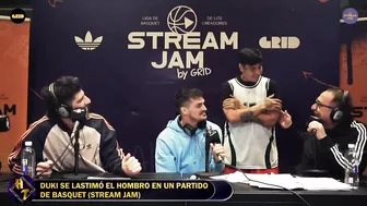 Así fue la DOLOROSA LESIÓN de DUKI en STREAM JAM