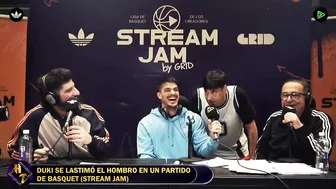 Así fue la DOLOROSA LESIÓN de DUKI en STREAM JAM