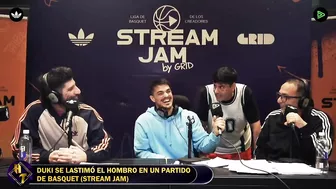 Así fue la DOLOROSA LESIÓN de DUKI en STREAM JAM