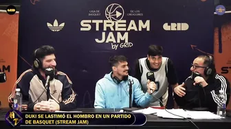 Así fue la DOLOROSA LESIÓN de DUKI en STREAM JAM