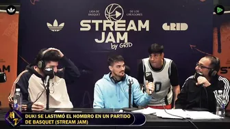 Así fue la DOLOROSA LESIÓN de DUKI en STREAM JAM