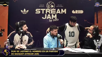 Así fue la DOLOROSA LESIÓN de DUKI en STREAM JAM