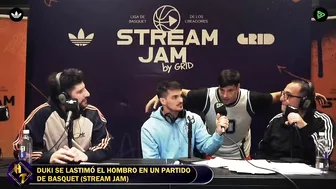 Así fue la DOLOROSA LESIÓN de DUKI en STREAM JAM