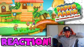 NINTENDO JUST MADE ME CRY ON STREAM!!! Paper Mario The Thousand Year Door Remake REACTION!