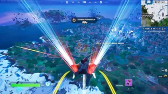 How to EASILY Travel Distance in the air using items (SHOCKWAVE GRENADE NPC) - Fortnite Quest