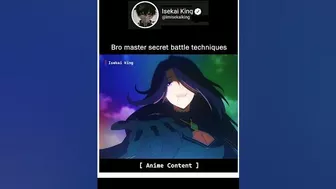 Bro, like a Shadow, Masters Secret Battle Techniques ???? badass anime moments