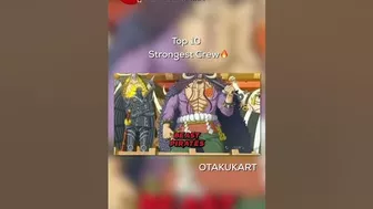 Top 10 Strongest crew of all time in One Piece???? | #anime #animeedits #shorts