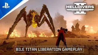 Helldivers 2 - Bile Titan Liberation Gameplay | PS5 & PC Games