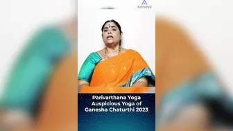 Parivarthana Yoga - Auspicious Yoga of Ganesha Chathurthi 2023 | #shorts