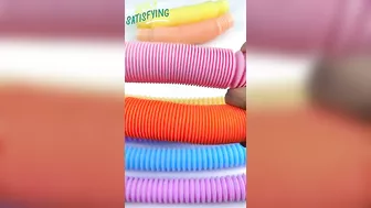 Satisfying double pop tubes stretching ???????? unique loop! #shorts