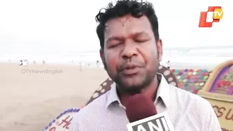 Huge sand sculpture at Puri beach on PM Modi's birthday