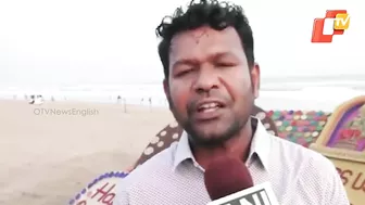 Huge sand sculpture at Puri beach on PM Modi's birthday