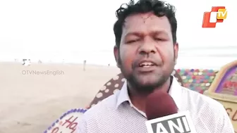 Huge sand sculpture at Puri beach on PM Modi's birthday