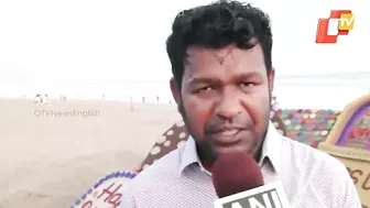 Huge sand sculpture at Puri beach on PM Modi's birthday