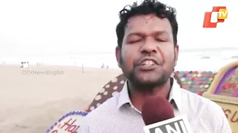 Huge sand sculpture at Puri beach on PM Modi's birthday