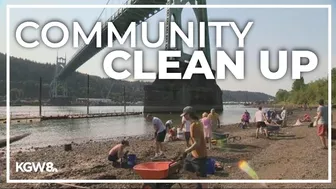 Community clean up project helps make way for new beach in North Portland