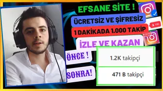 1 DAKİKADA 1.000 İNSTAGRAM TAKİPÇİ HİLESİ - ŞİFRESİZ ÜCRETSİZ İNSTAGRAM TAKİPÇİ HİLESİ 2023