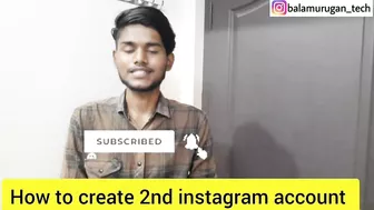 how to create 2nd instagram account / instagram another account create / instagram account / tamil