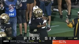 Colorado DB Shilo Sanders 80 yard PICK SIX vs Colorado State