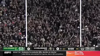 Colorado DB Shilo Sanders 80 yard PICK SIX vs Colorado State