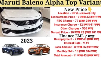 Baleno 2023 New Model | Maruti Suzuki Baleno 2023 Top Model Price | Full Details Review