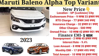 Baleno 2023 New Model | Maruti Suzuki Baleno 2023 Top Model Price | Full Details Review