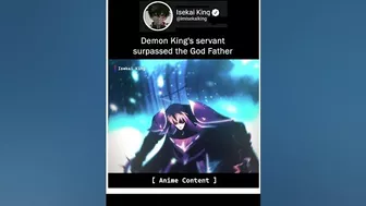 Bro, Even Demon King's Servant Stronger Than Father of Gods ???? badass anime moments