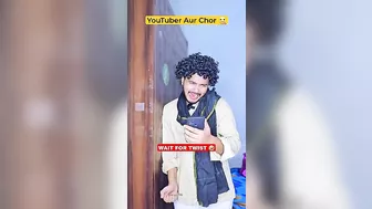 YouTuber Aur Chor ???????? #shorts #comedy #funny #aruj