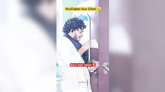 YouTuber Aur Chor ???????? #shorts #comedy #funny #aruj