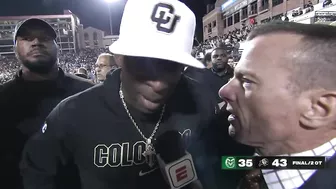 Deion Sanders: Colorado overcame a ‘tremendous amount of adversity’ to win | ESPN College Football