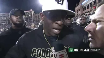 Deion Sanders: Colorado overcame a ‘tremendous amount of adversity’ to win | ESPN College Football