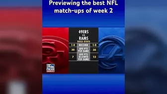 NFL sideline reporter previews, makes predictions for the top games of week 2 #shorts