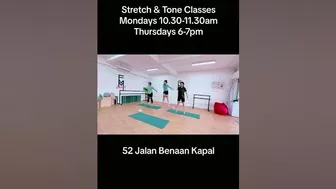 Need a good stretch before or after #work? Come join us for Stretch & Tone classes! ???????? #freemovement