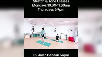 Need a good stretch before or after #work? Come join us for Stretch & Tone classes! ???????? #freemovement