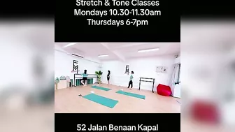 Need a good stretch before or after #work? Come join us for Stretch & Tone classes! ???????? #freemovement