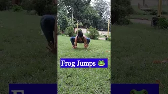 Frog jumps to develop strength and flexibility #shorts @yogawithshaheeda #treandingshort