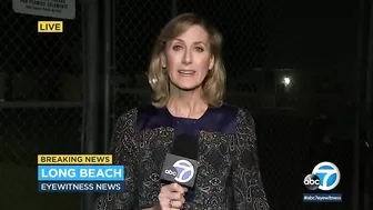 Man who climbed fence at Long Beach school with hammer dead after being confronted